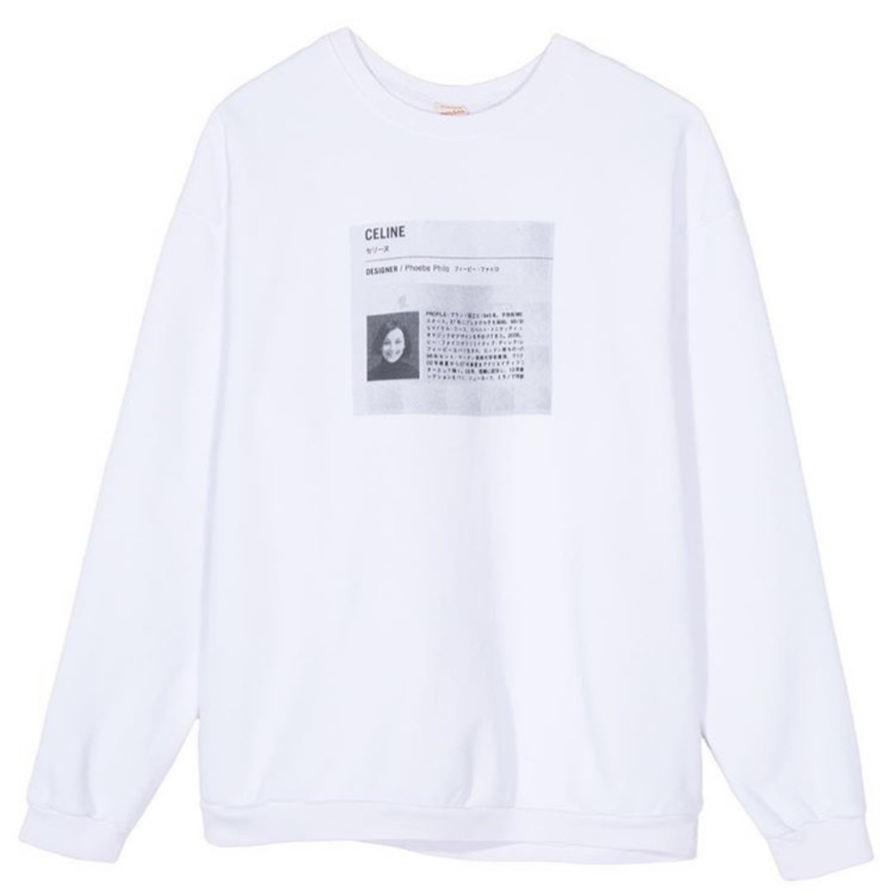 SOLD Sporty & Rich Celine Phoebe Philo Sweatshirt - Picture 1 of 4
